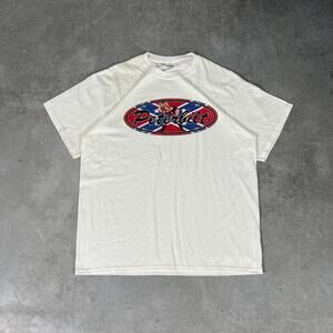 Peterbilt Dixic Confederate Union Pin Up Girl Men's T-shirt Size XL